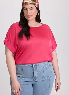 Blouse en satin
