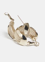 Perforated Hoop Earrings
