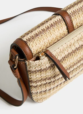 Straw Crossbody Bag