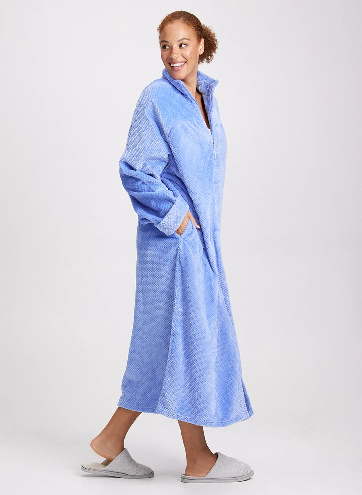 Zip-Front Robe