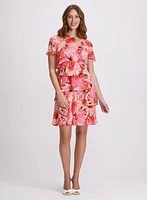 Tiered Floral Dress