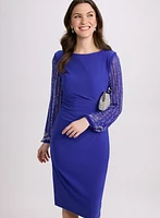 Beaded Sleeve Dress