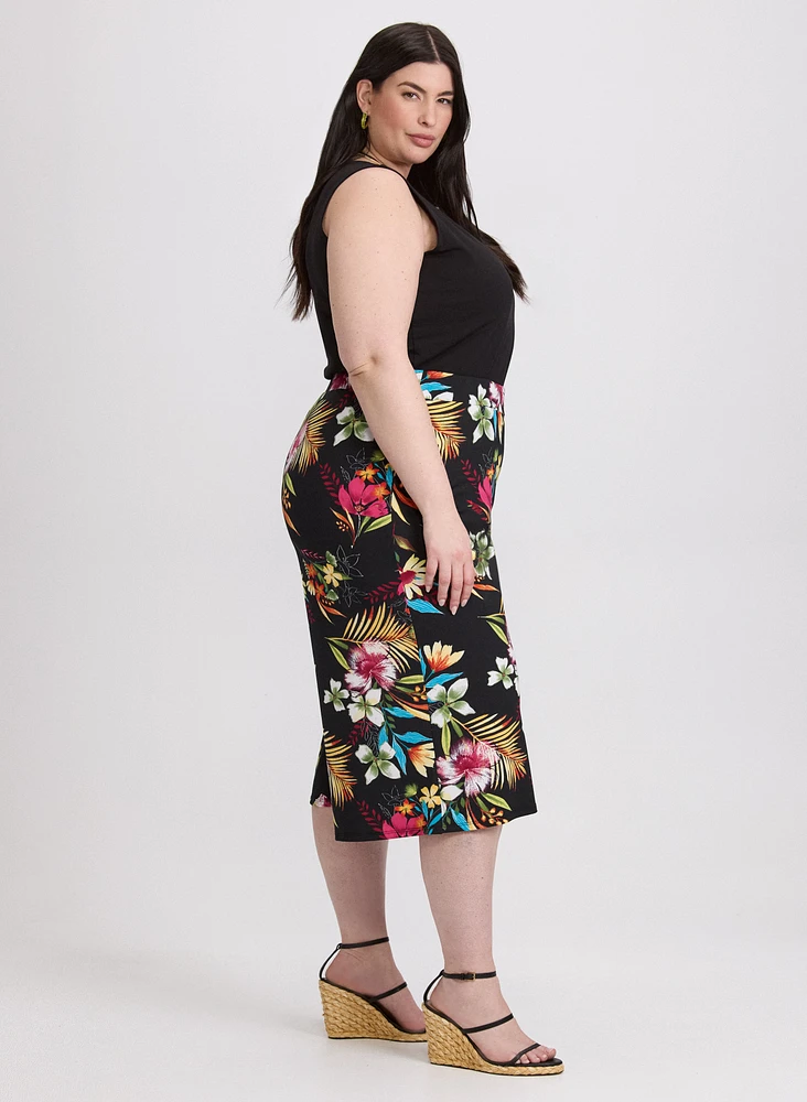 Capri floral en jersey