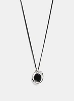 Oval Pendant Necklace