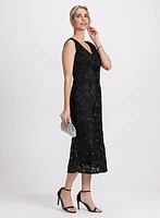 Soutache Embroidered Lace Dress