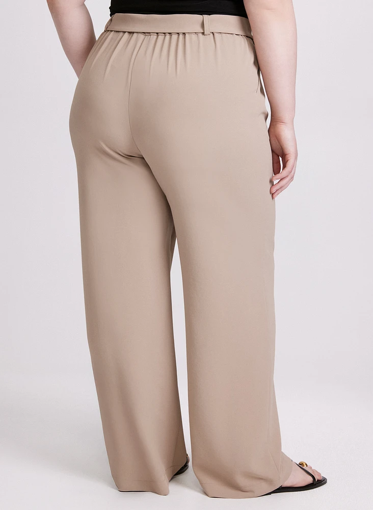 Joseph Ribkoff - Belted Wide-Leg Pants