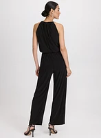 Sleeveless Jersey Jumpsuit