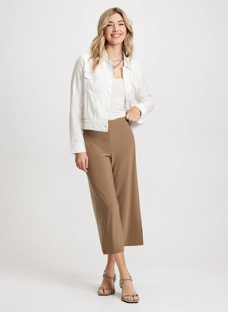 Linen Jacket & Pull-On Capris