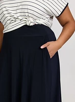 Jupe maxi à enfiler avec poches