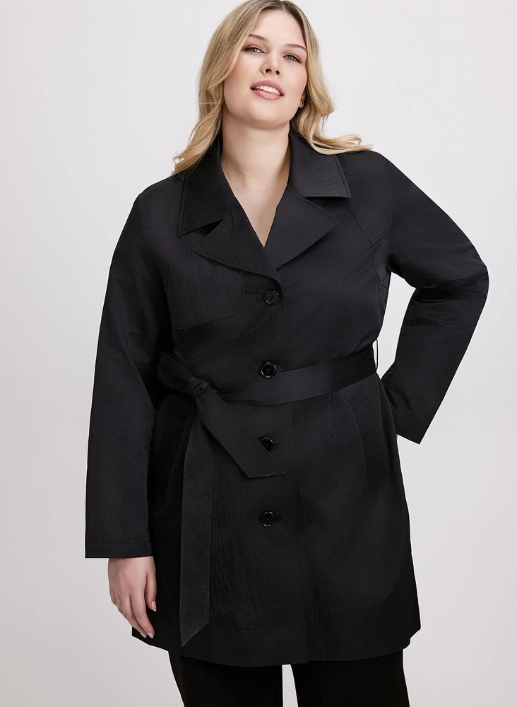 Single-Breasted Trench Coat