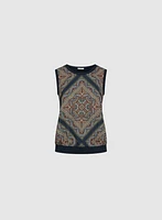 Geometric Print Tank Top