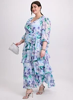 Tiered Floral Dress