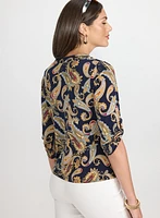 Haut à motif paisley