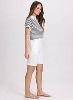 Short bermuda à boutons