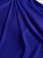 Robe scintillante à effet transparent
