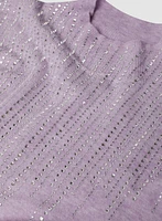 Pull en tricot à cristaux cascade