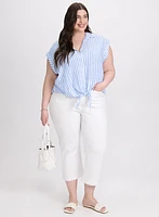 Blouse boutonnée à rayures