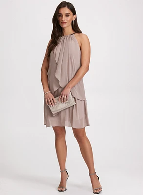 Sleeveless Chiffon Dress