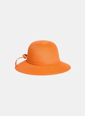 Straw Cloche Hat