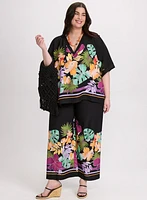 Joseph Ribkoff - Blouse à imprimé tropical