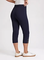 Slim-Leg Bengaline Capris