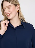 Blouse à col polo