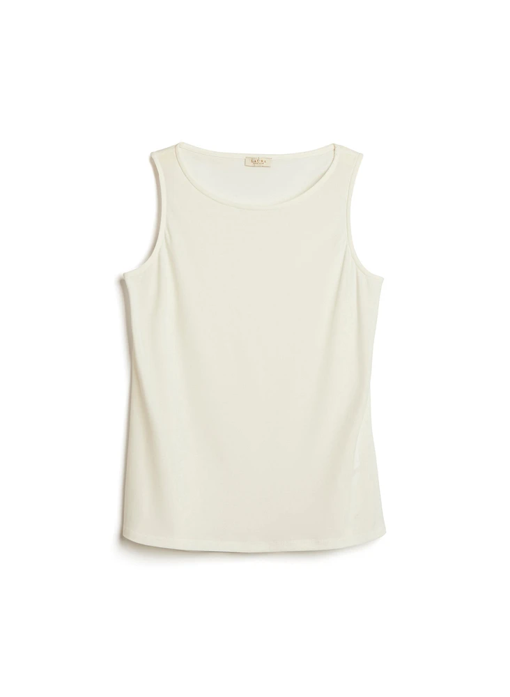 Sleeveless Crepe Top