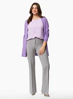 Pantalon coupe cité à jambe semi-évasée