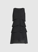 Tiered Chiffon Dress