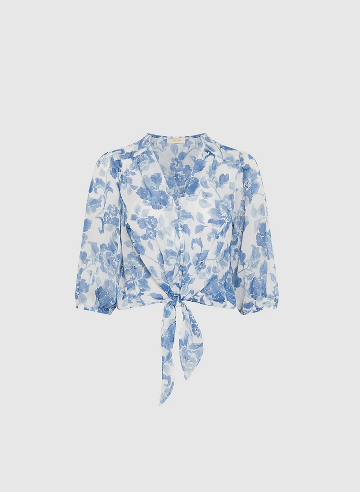 Floral Print Blouse