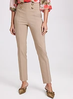 Pantalon Sofia à jambe étroite – court