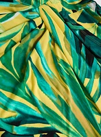Robe maxi à imprimé tropical