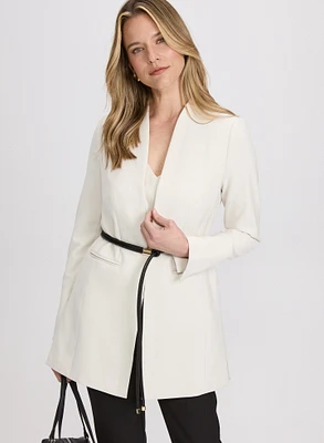 Belted Longline Blazer