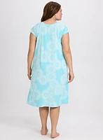 Robe de nuit à motif floral