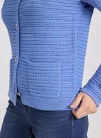 Cardigan en tricot textur