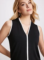 Contrast Trim Top