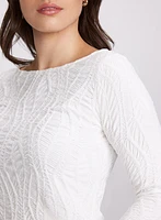 Textured Knit Top