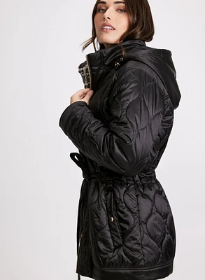 Belted Puffer Coat