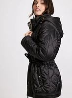 Belted Puffer Coat