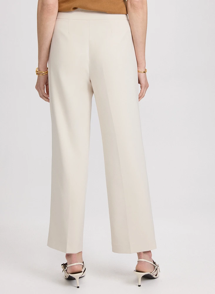 Pantalon Olivia à enfiler jambe large