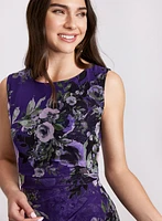 Floral Ruched Waist Dress