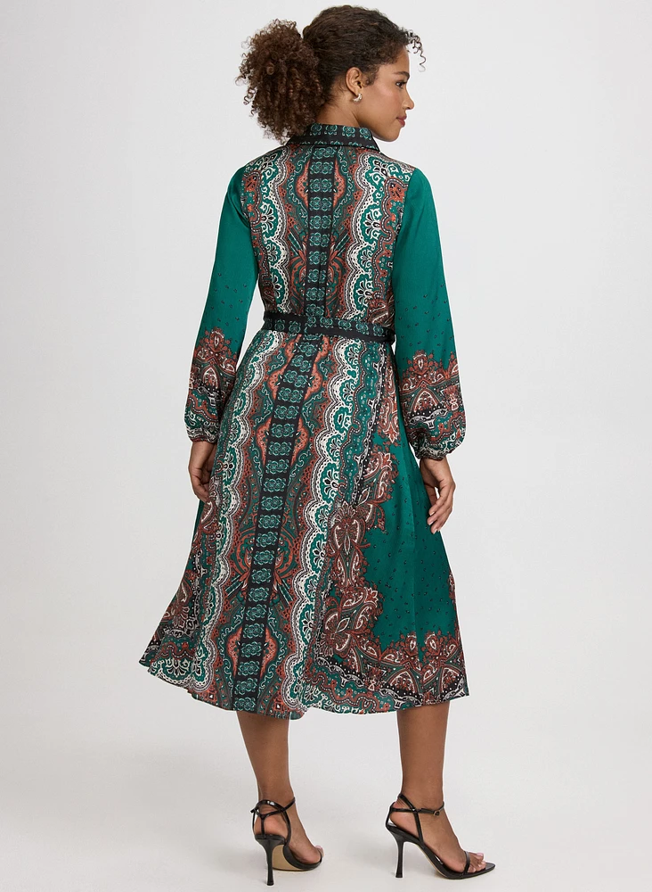 Robe à motif paisley