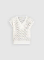 Open Knit Pullover