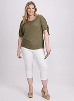 Tied Sleeves Top
