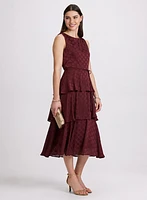 Tiered Dot Dress