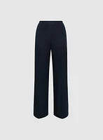 Pantalon Olivia large en mélange de lin