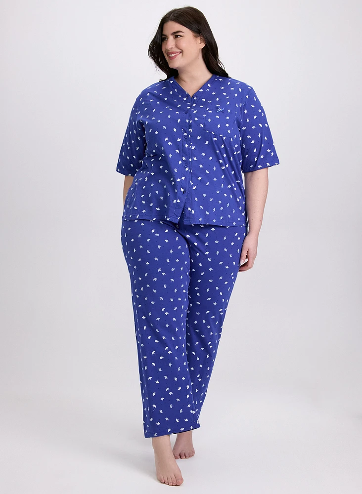 Floral Print Pyjama Set