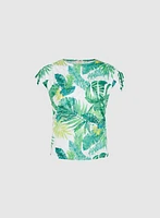 Embellished Palm Print T-Shirt