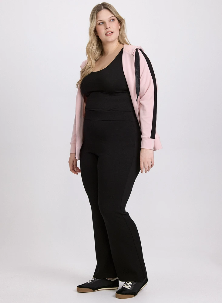 Pantalon à jambe évasée