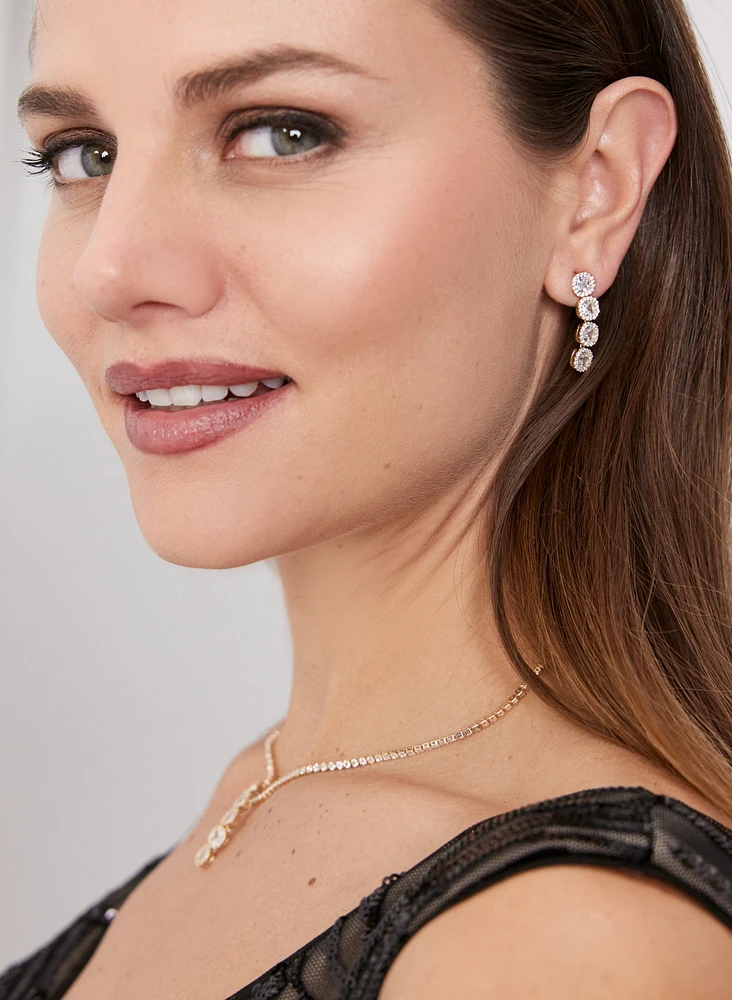 Tiered Drop Earrings